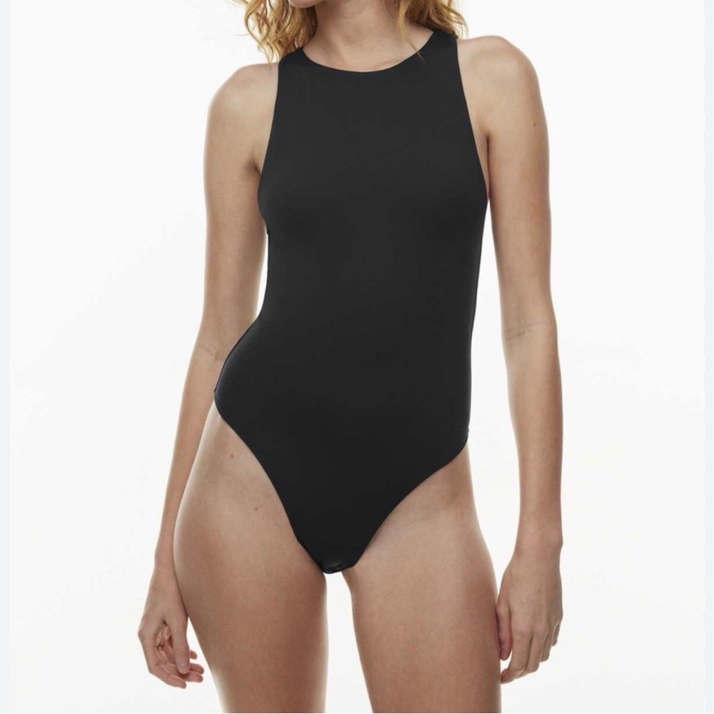 Aritzia Babaton Contour '90s Bodysuit Black Small